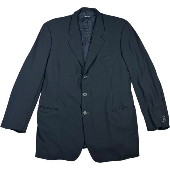Giorgio Armani A Milano Borgonuovo Vintage Black Blazer - Picture 1 of 5